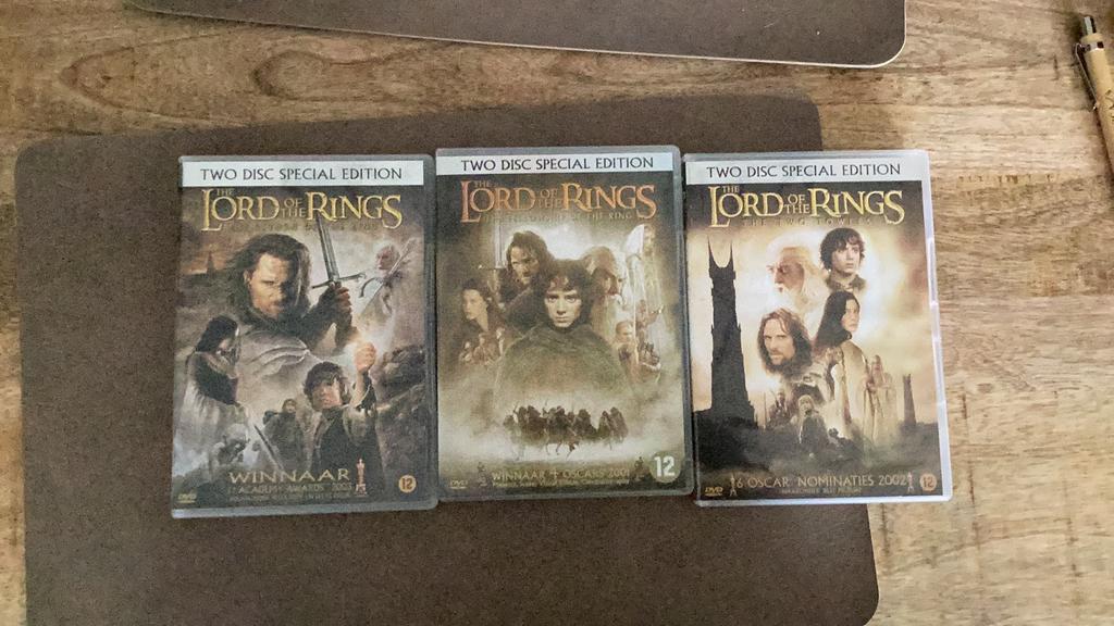 Lord of the rings 1-2-3, Vanaf 12 jaar, Ophalen of Verzenden, Zo goed als nieuw