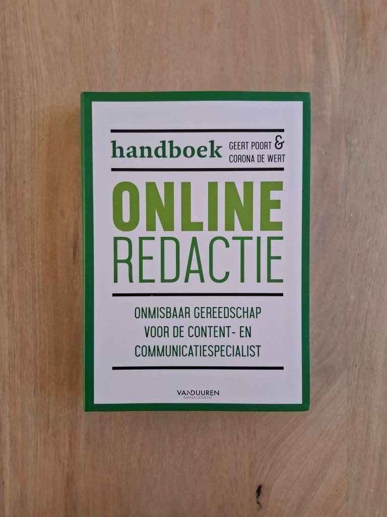Handboek Online Redactie, Geert Poort & Corona de Wert, Nieuw, Gamma, HBO