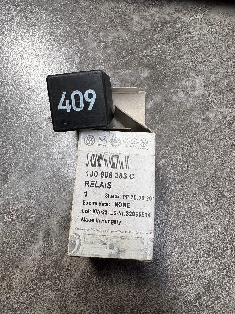 Relais 409 – 1J0906383C Vag origineel, Ophalen of Verzenden, Nieuw, Seat