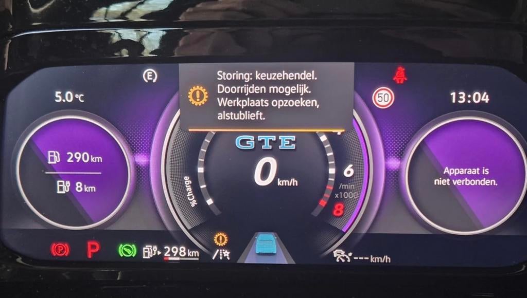 KEUZEHENDEL STORING REPARATIE, Ophalen
