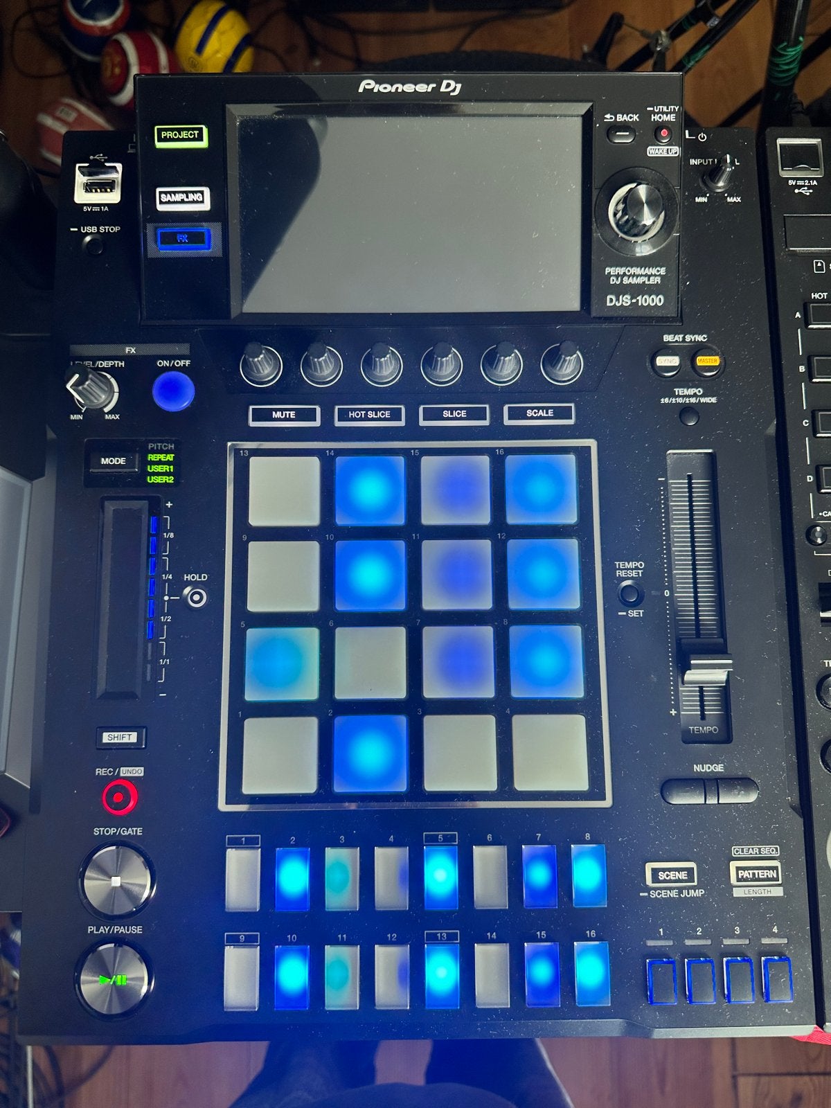 Pioneer DJS-1000 Sampler ZGAN! Inclusief Decksaver, Ophalen of Verzenden, Zo goed als nieuw