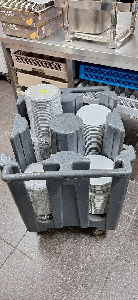 Borden Caddy met Borden - ca. 150 stuks, Ophalen, Gebruikt, Bord(en), Overige stijlen