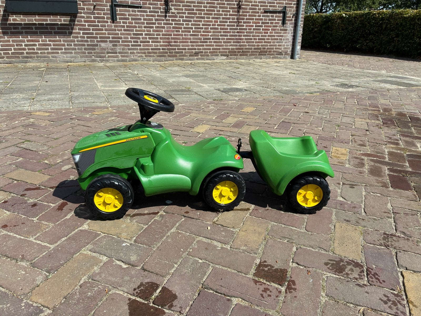 John Deere looptractor met aanhanger, Ophalen, Gebruikt, Loopvoertuig