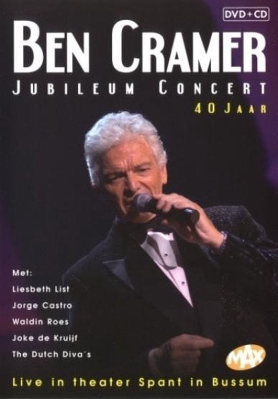 DVD van Ben Cramer - Jubileum show 40 jaar, Alle leeftijden, Verzenden, Nieuw in verpakking, Concert