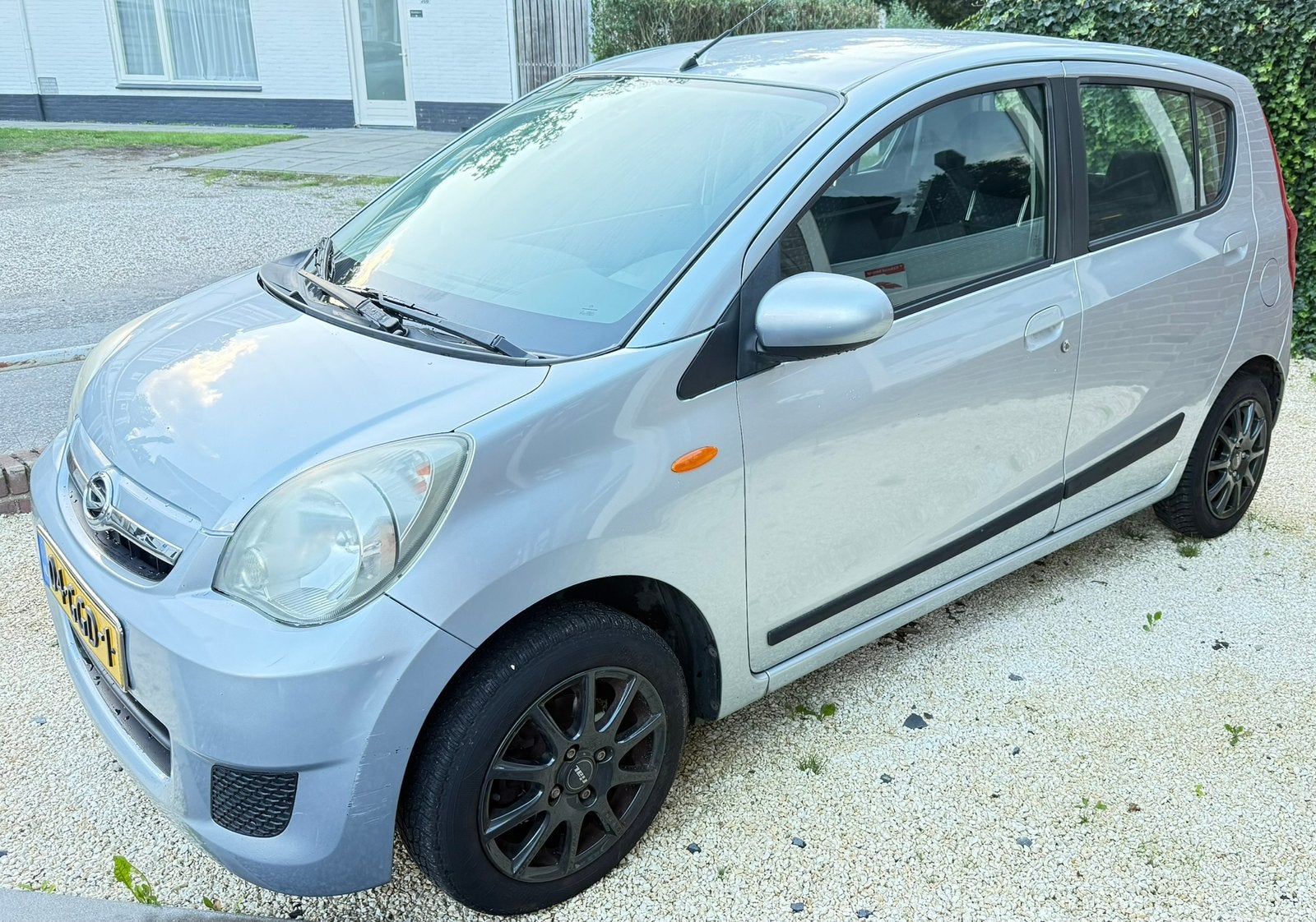 Daihatsu Cuore 1.0 5D 2008 (weinig kilometers), Auto's, Voorwielaandrijving, Stof, 600 kg, Zwart