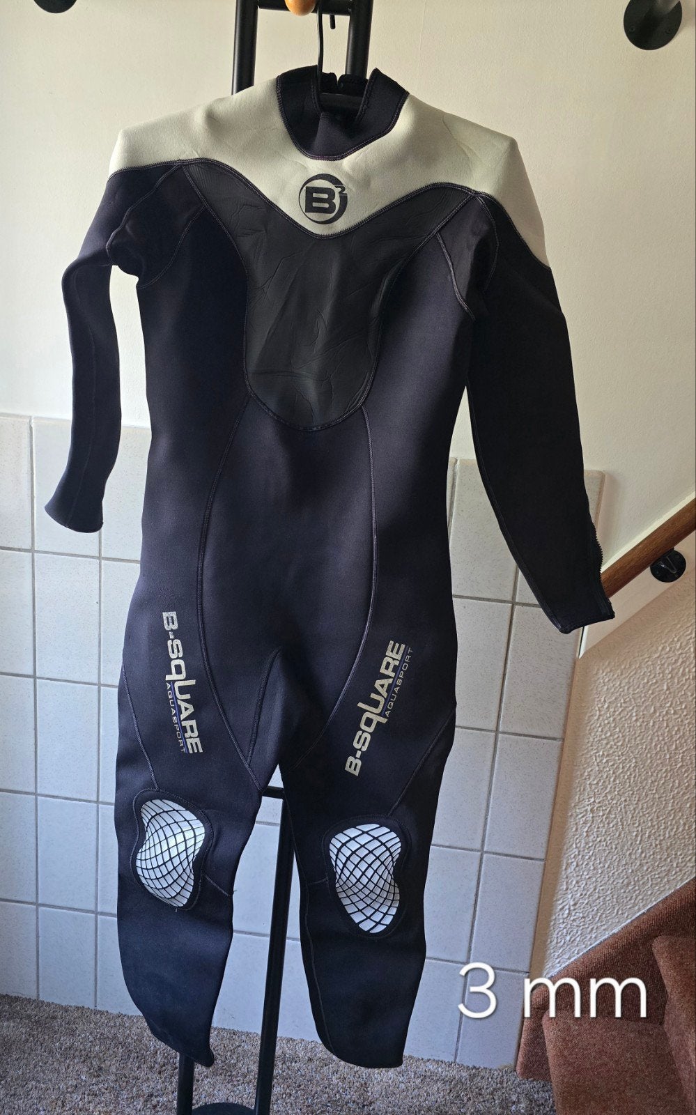 Duikpak, 3 mm, B-square aquasport, M/L, Watersport en Boten, Ophalen, Gebruikt, Duikpak