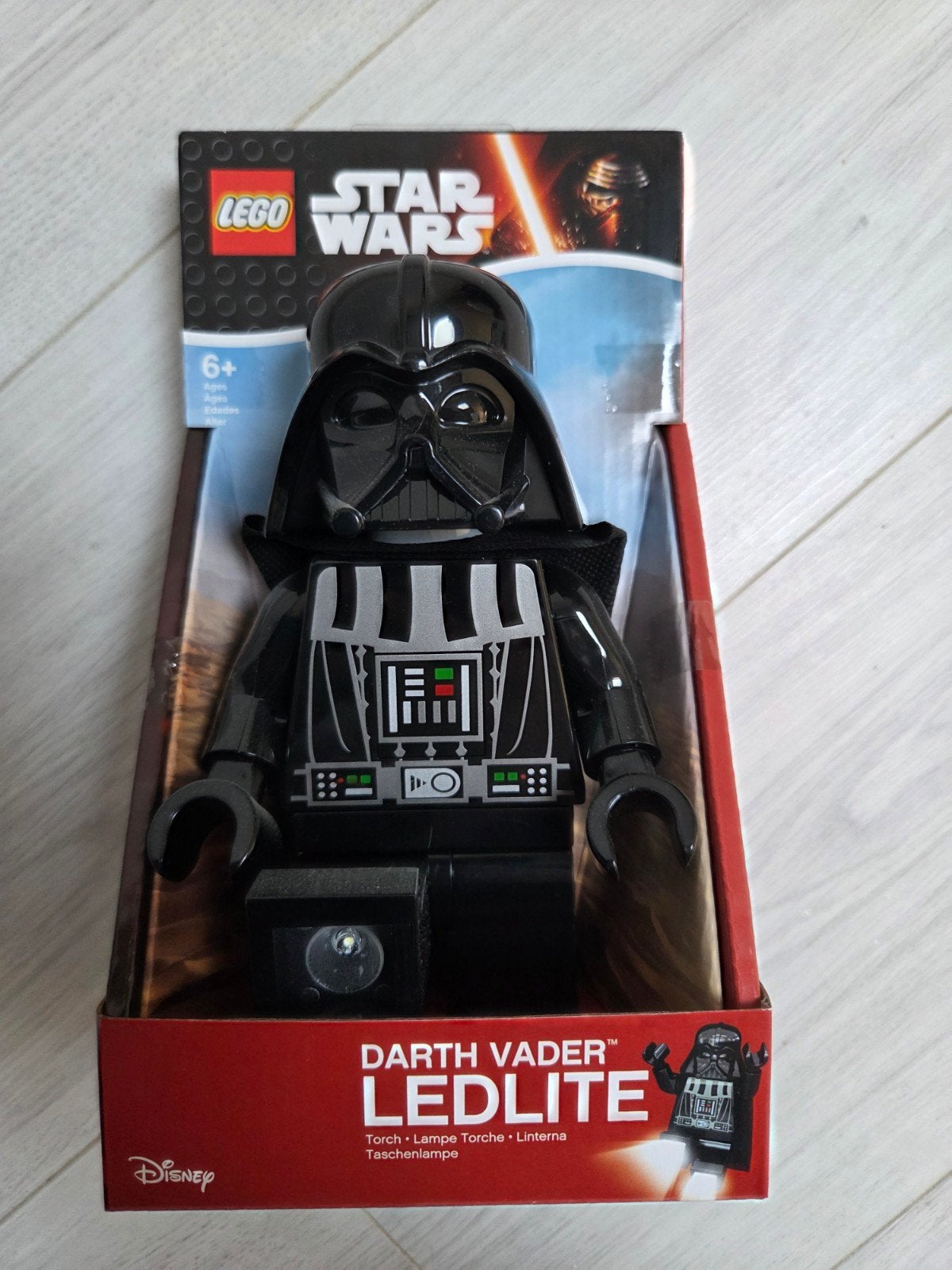 LEGO Star Wars Darth Vader Zaklamp LEDLite, Ophalen of Verzenden, Zo goed als nieuw, Overige merken