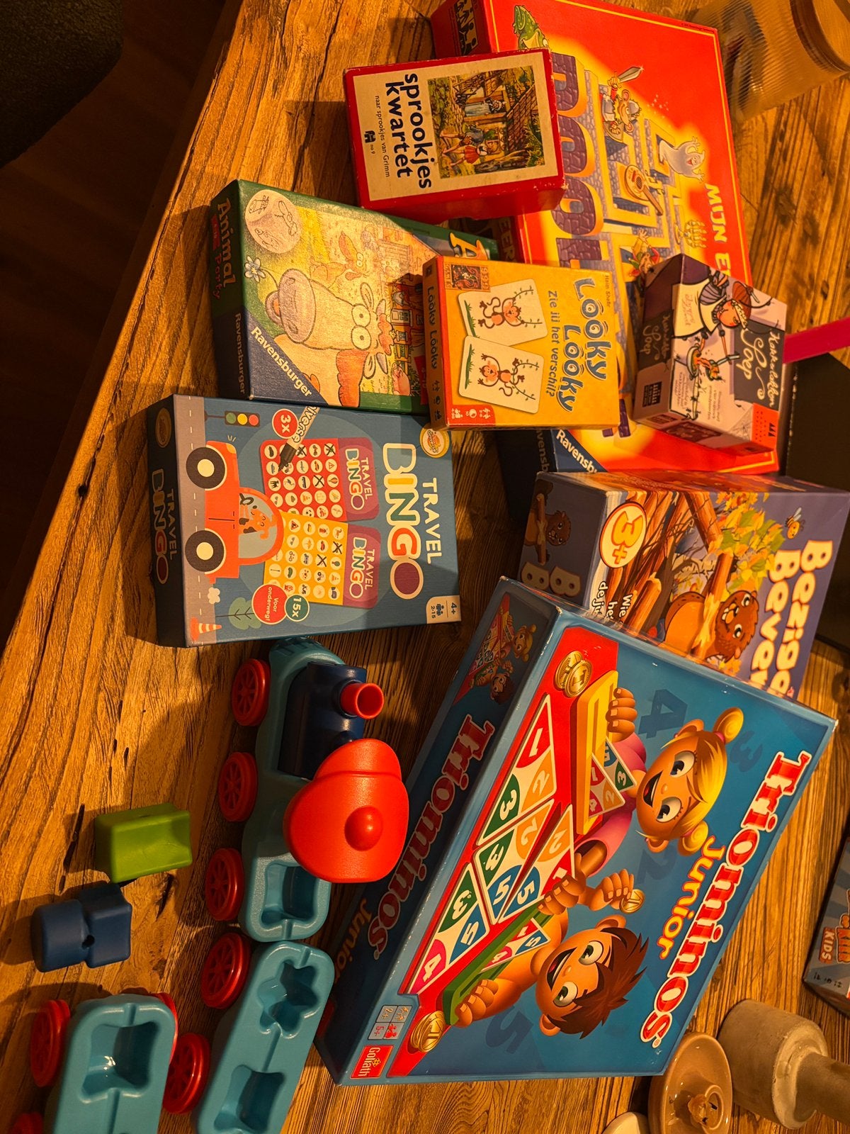 Gezelschapsspellen kinderen & brain game, Ophalen of Verzenden, Zo goed als nieuw