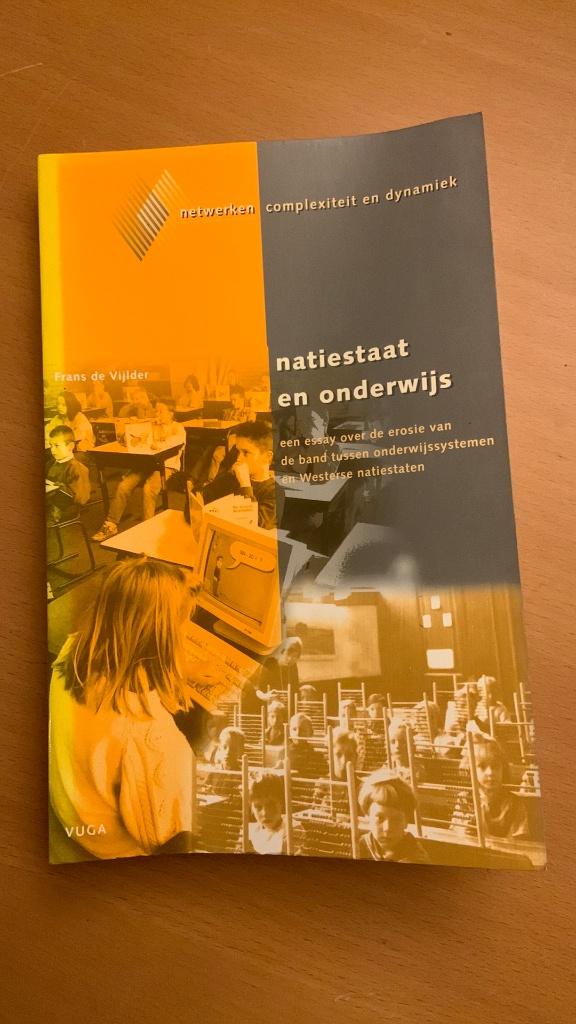 Natiestaat en onderwijs - Frans de Vijlder, Ophalen of Verzenden, Alpha