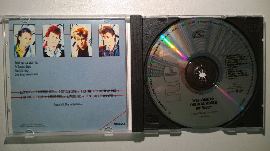 Mr. Mister - Welcome To The Real World, Ophalen of Verzenden, Zo goed als nieuw, Poprock, Album
