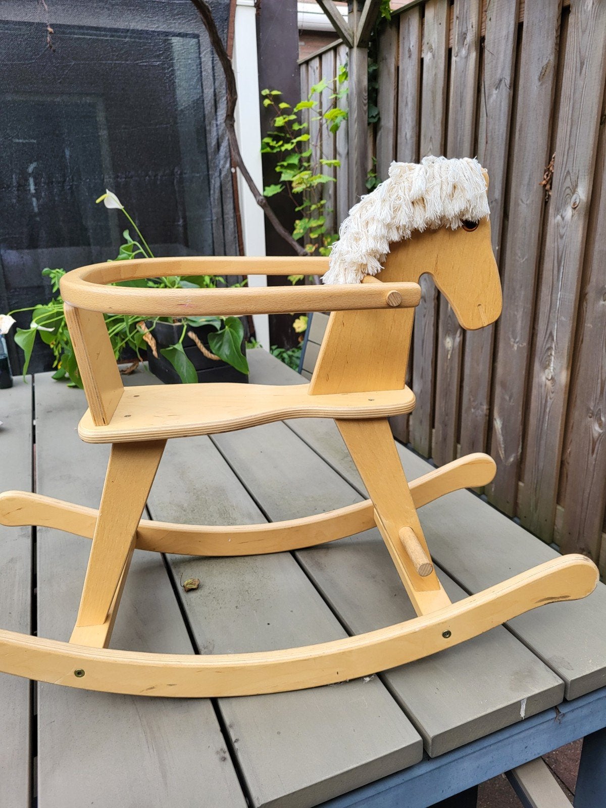 Houten schommelpaard voor kinderen, Ophalen, Gebruikt, Jongen of Meisje