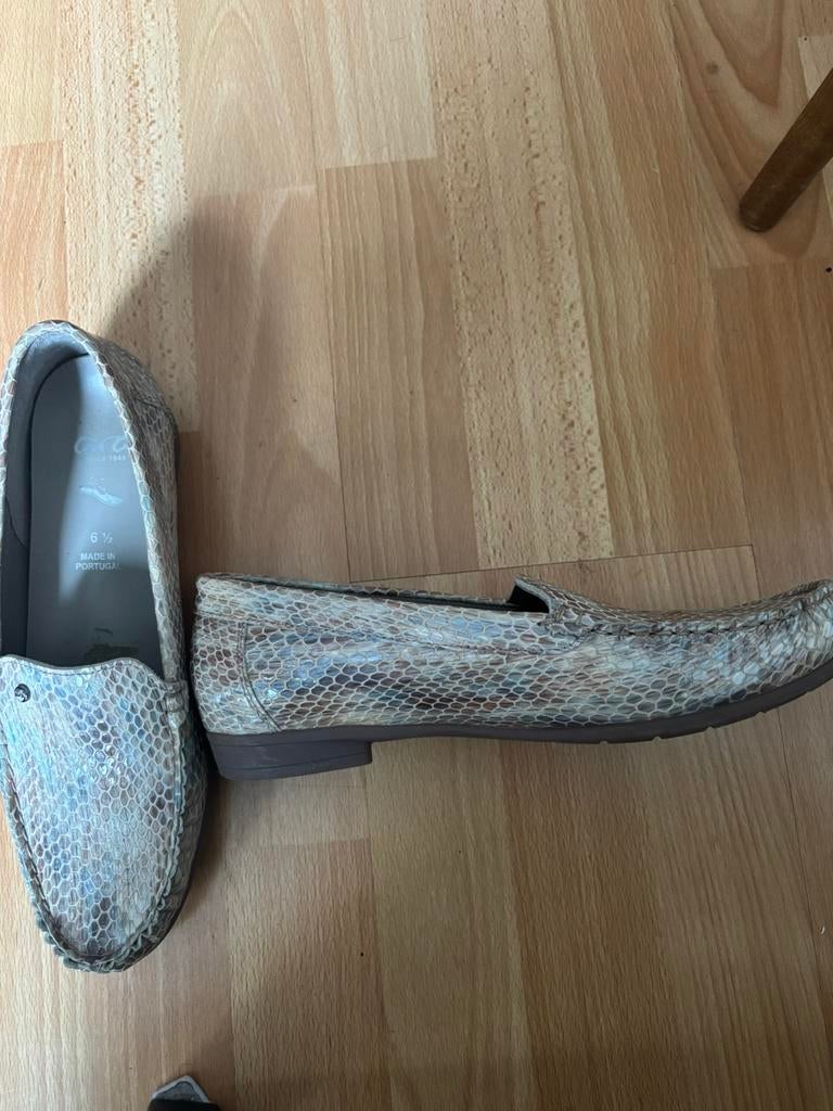 Ara Mocassins maat 40(6,5), Ophalen of Verzenden, Zo goed als nieuw, Beige, Instappers