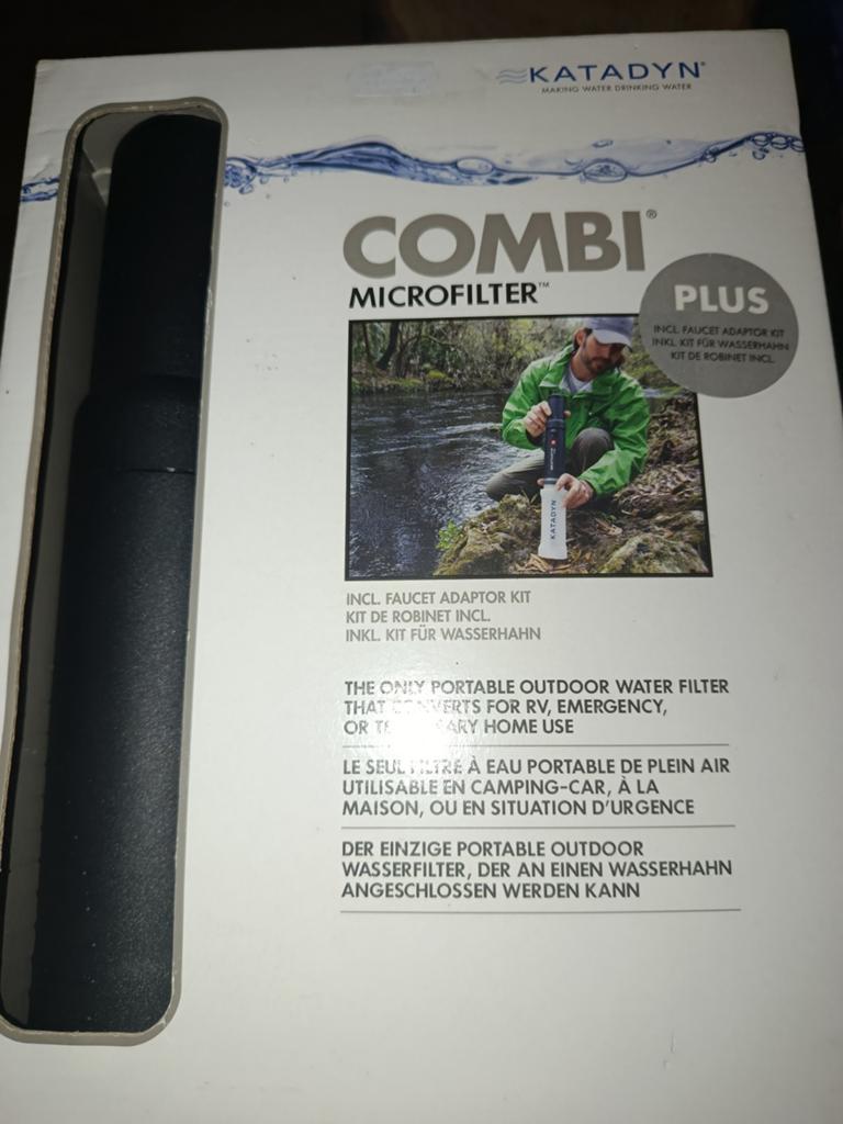 Katadyn Combi Microfilter Plus Waterfilter, Caravans en Kamperen, Kampeeraccessoires, Nieuw, Ophalen of Verzenden