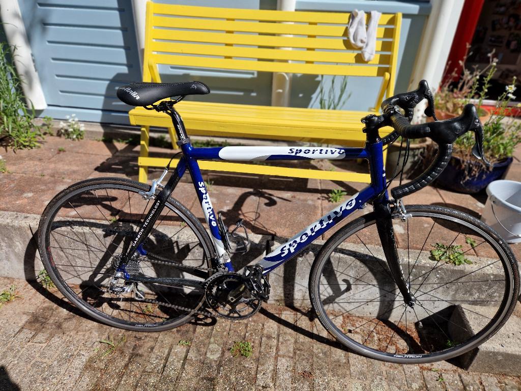 Sportivo racefiets – Campagnolo Chorus 10-speed, Gebruikt, Aluminium, Meer dan 20 versnellingen, 53 tot 57 cm