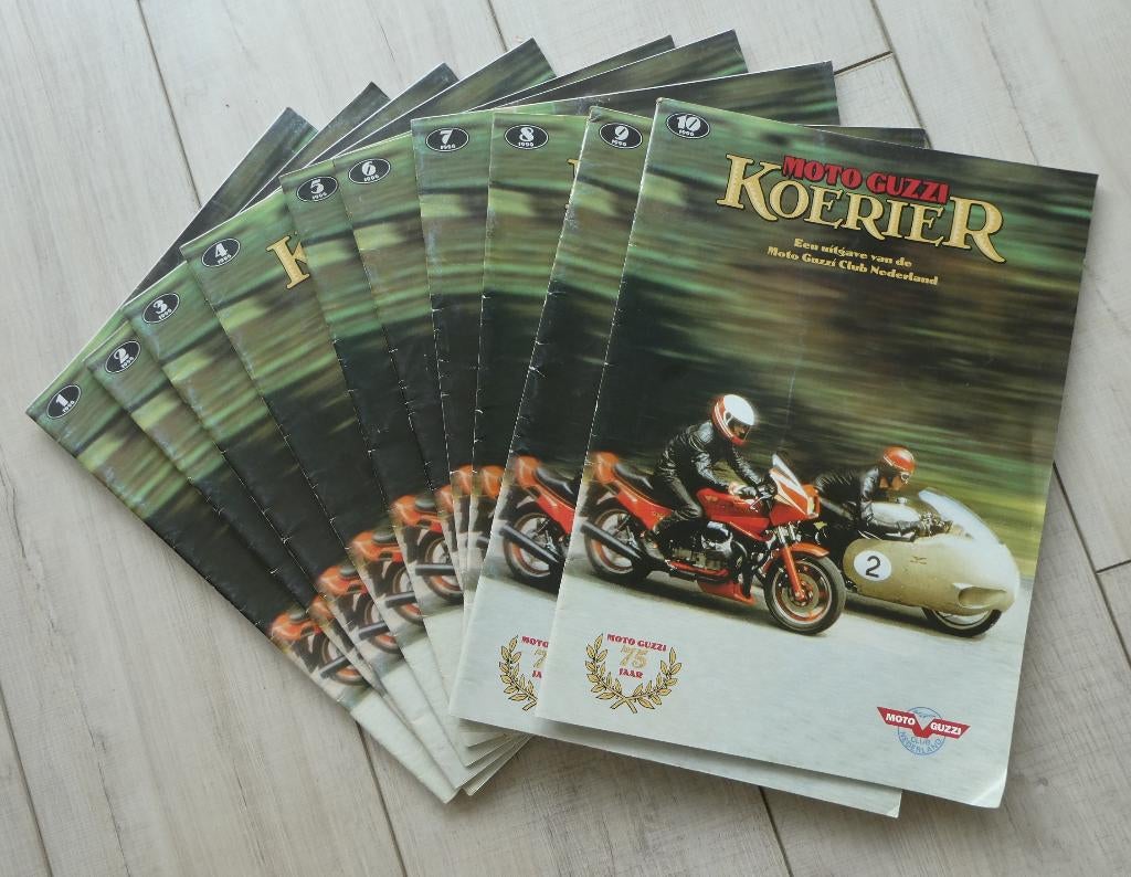 Moto Guzzi koerier jaargang 1996, Verzenden, Gelezen, Merk of Model