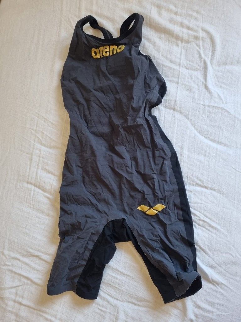 Arena Powerskin Carbon Air Zwempak - UK 28, Arena, Badpak, Ophalen of Verzenden, Grijs