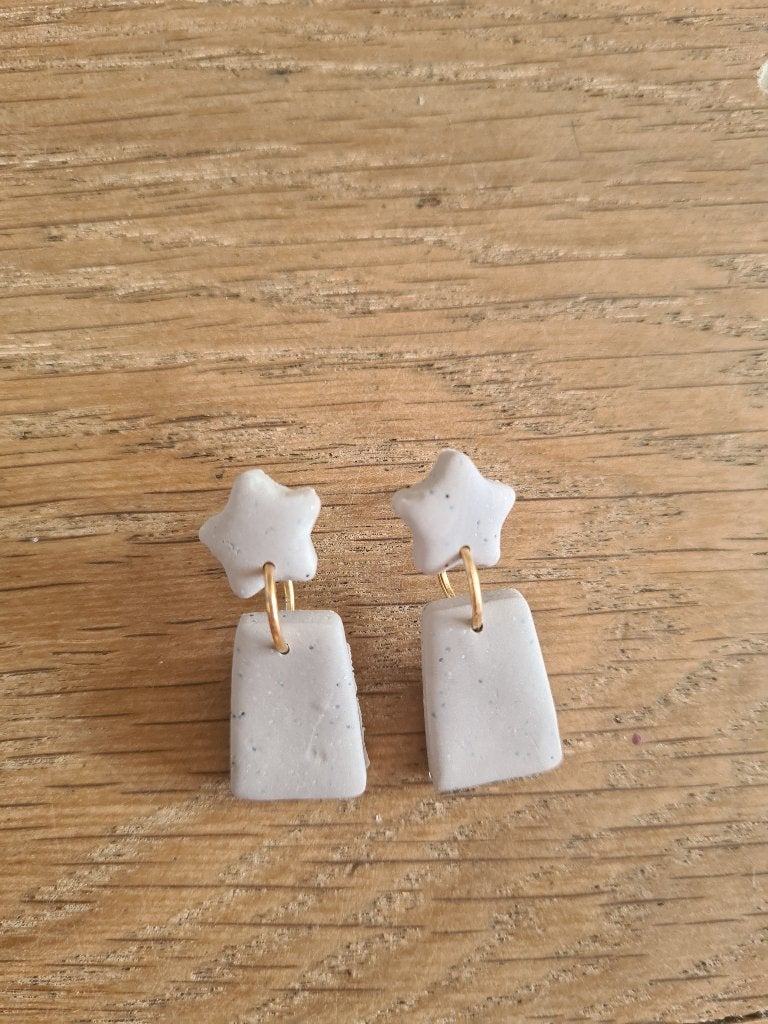 Zelfgemaakte oorbellen, Sieraden, Tassen en Uiterlijk, Oorbellen, Overige materialen, Ophalen of Verzenden, Zo goed als nieuw