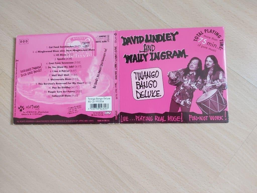 David Lindley and Wally Ingram Twango Bango Deluxe CD, Pop, Ophalen of Verzenden, Zo goed als nieuw, Album