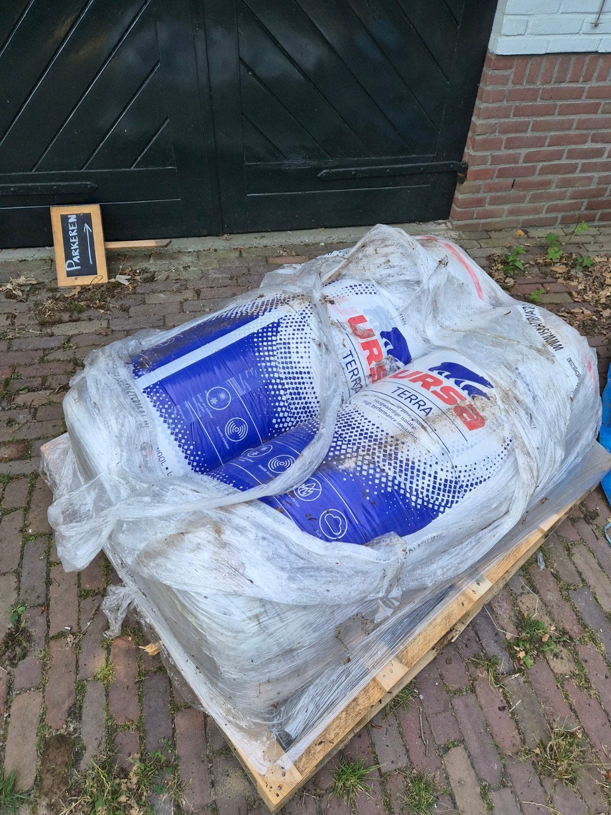 URSA Terra Glaswol Isolatie - Nieuw op Pallet, Nieuw, 15 m² of meer, Glaswol, Ophalen