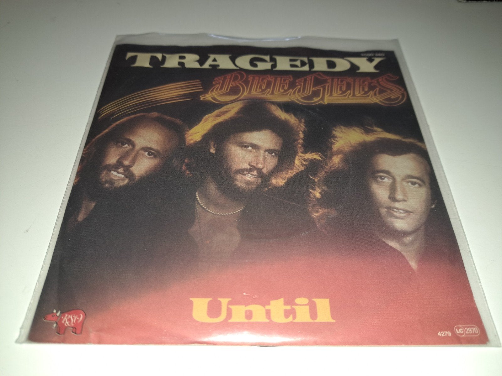 7" Bee Gees : Tragedy, Ophalen of Verzenden, Gebruikt, Pop