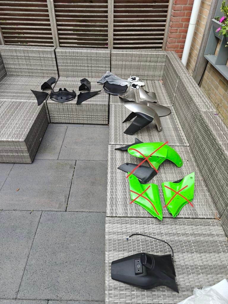 Diverse onderdelen Kawasaki ZX10-r 2006/2007 oa spatbord rem, Motoren, Ophalen of Verzenden, Nieuw