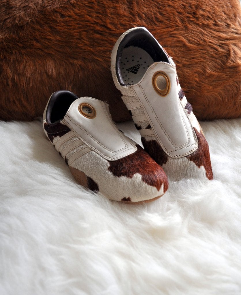 Adidas Y-3 Yohji Yamamoto Cowhide Vintage 2003, Bruin, Adidas, Ophalen of Verzenden, Sneakers of Gympen