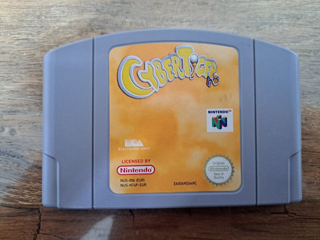 Cyber Tiger Nintendo 64 (N64) PAL-EUR, 1 speler, Ophalen of Verzenden, Zo goed als nieuw, Vanaf 3 jaar