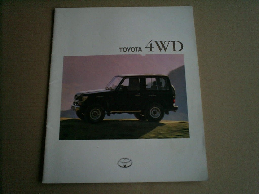 Toyota 4 WD Alle Modellen [ 6 / 1991 ], Verzenden, Zo goed als nieuw, Toyota