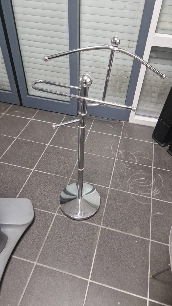 Chromen kledingrek / valetstandaard, Kleding | Dames, Ophalen, Zo goed als nieuw
