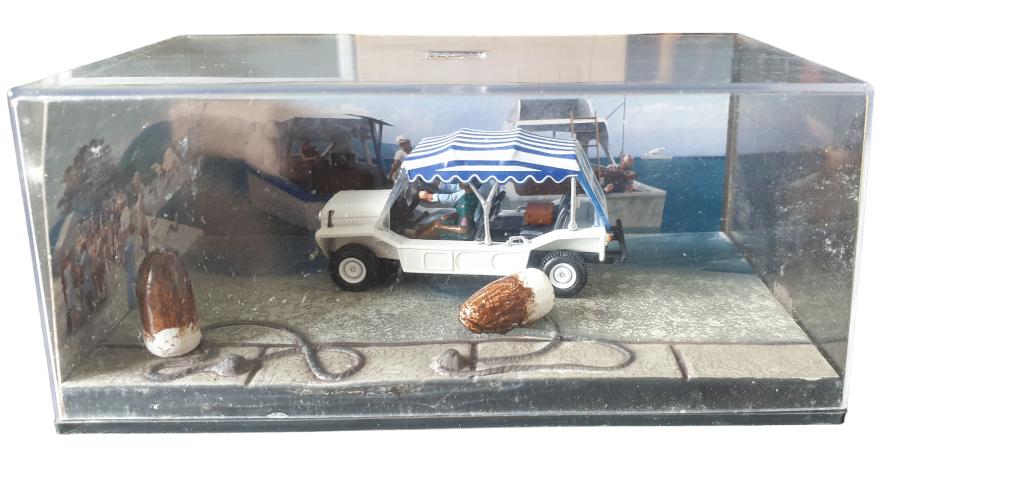 James Bond Mini Moke Live and let die miniatuur filmscene, Verzamelen, Film en Tv, -, -, Overige typen, Ophalen of Verzenden