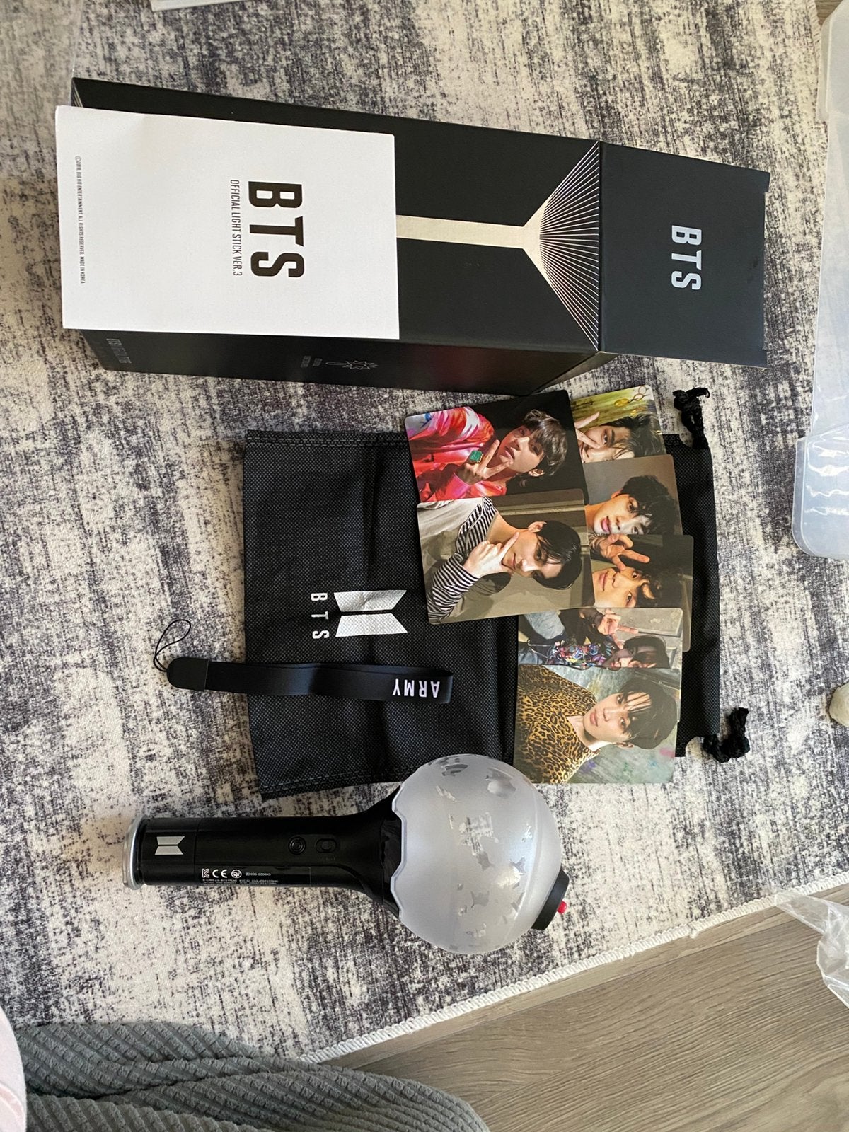 BTS official lightstick version 3 (K-pop), Ophalen, K-pop, Overige typen, Zo goed als nieuw