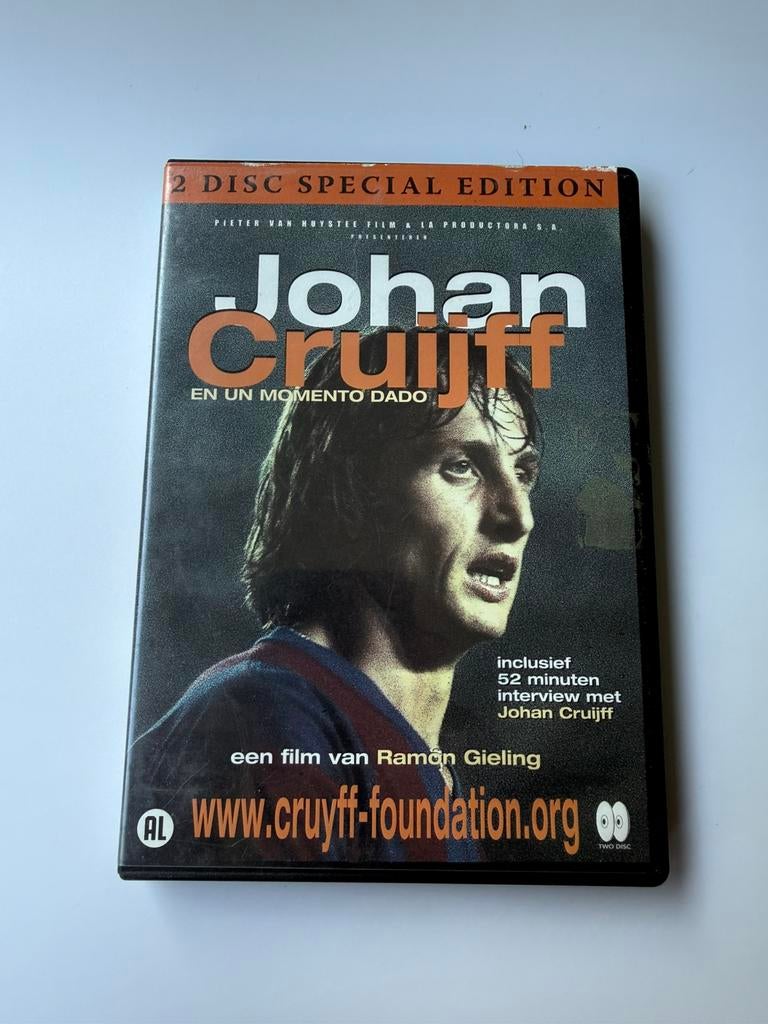 Johan Cruijff: En Un Momento Dado DVD 2003, Cd's en Dvd's, Dvd's | Sport en Fitness, Voetbal, Alle leeftijden, Ophalen of Verzenden