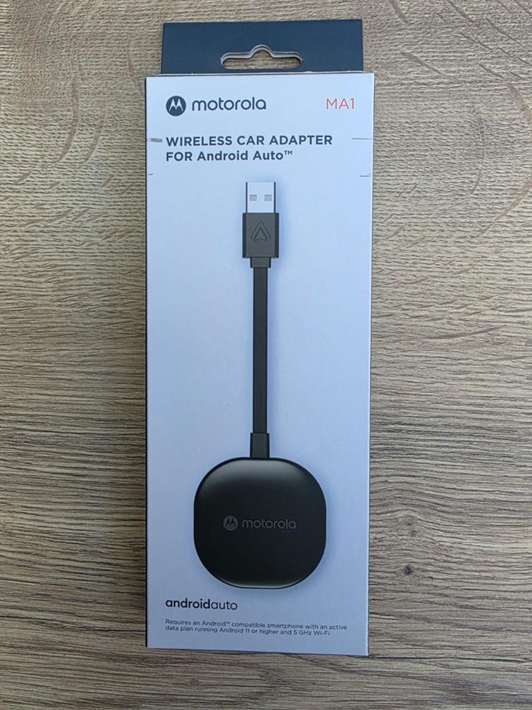 Motorola draadloze Android Auto adaptor, werkt prima zgan, Auto diversen, Auto-accessoires, Ophalen of Verzenden, Zo goed als nieuw