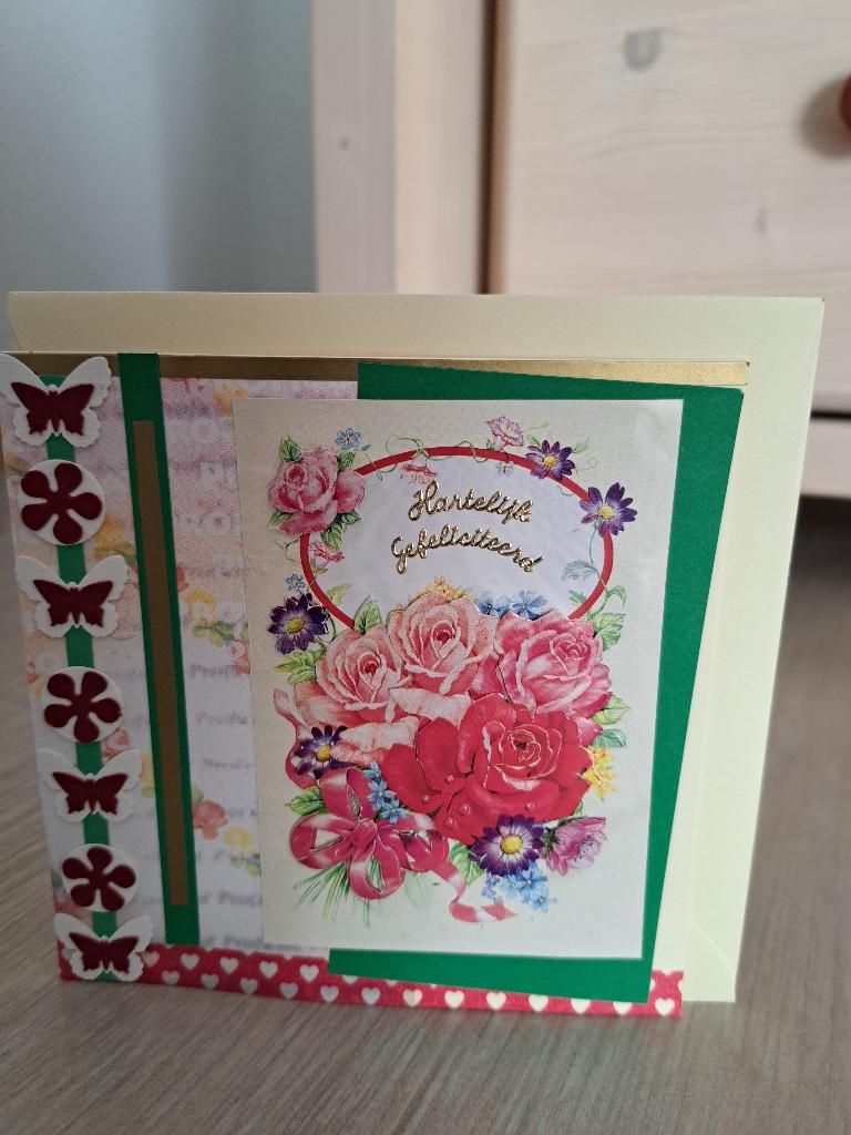 3 d kaart gefeliciteerd nr 17, Ophalen of Verzenden, Nieuw, Natuur