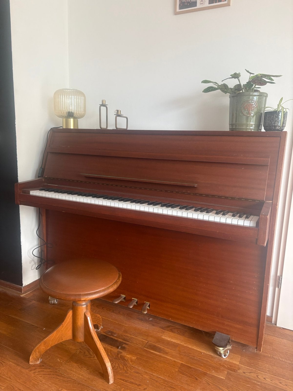 Piano, Ophalen, Gebruikt, Bruin, Piano