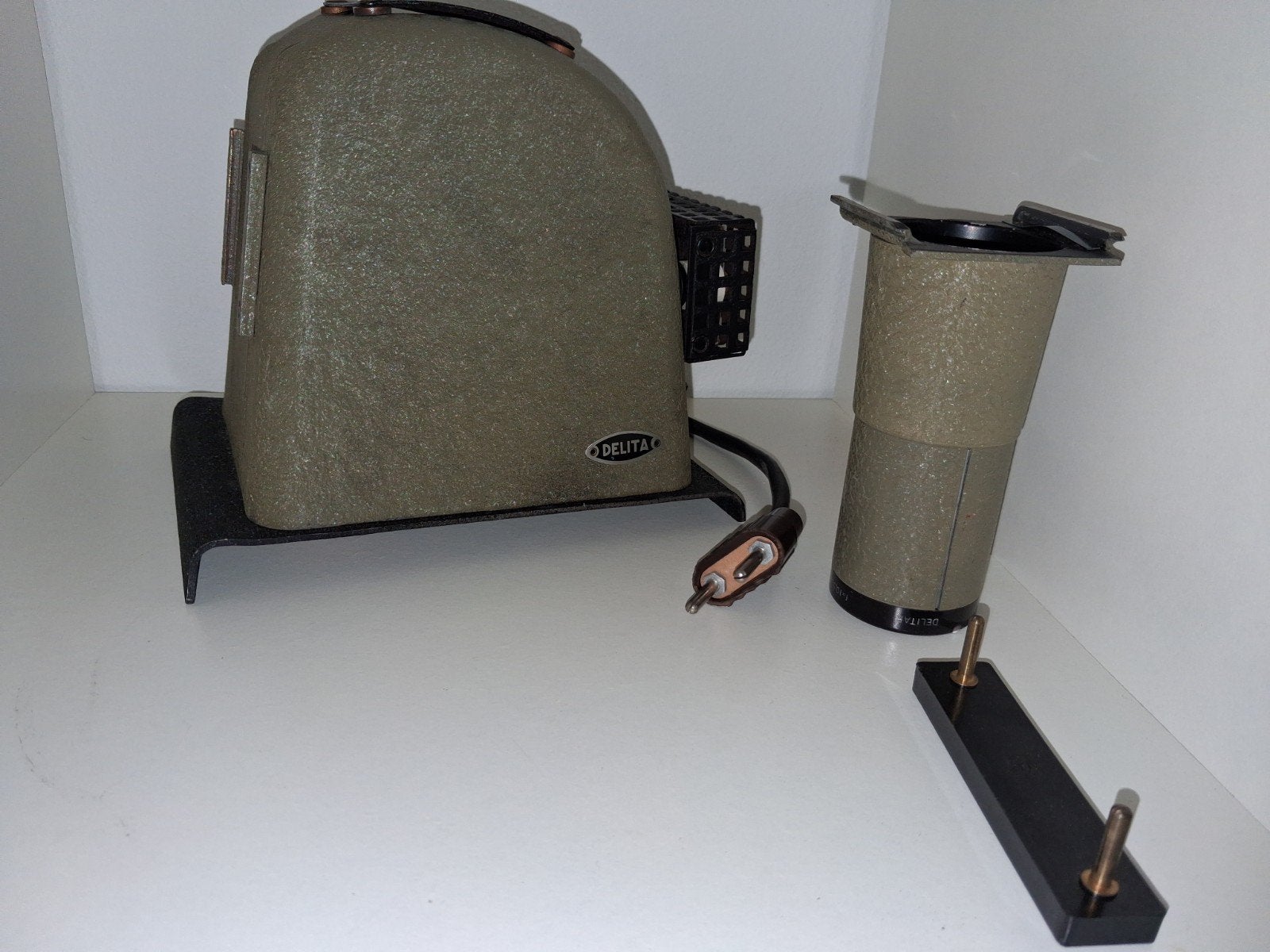 Vintage Delita Diaprojector - Klassieke Dia Projector, Gebruikt, Verzenden, Onbekend, raadpleeg handleiding, Met scherm