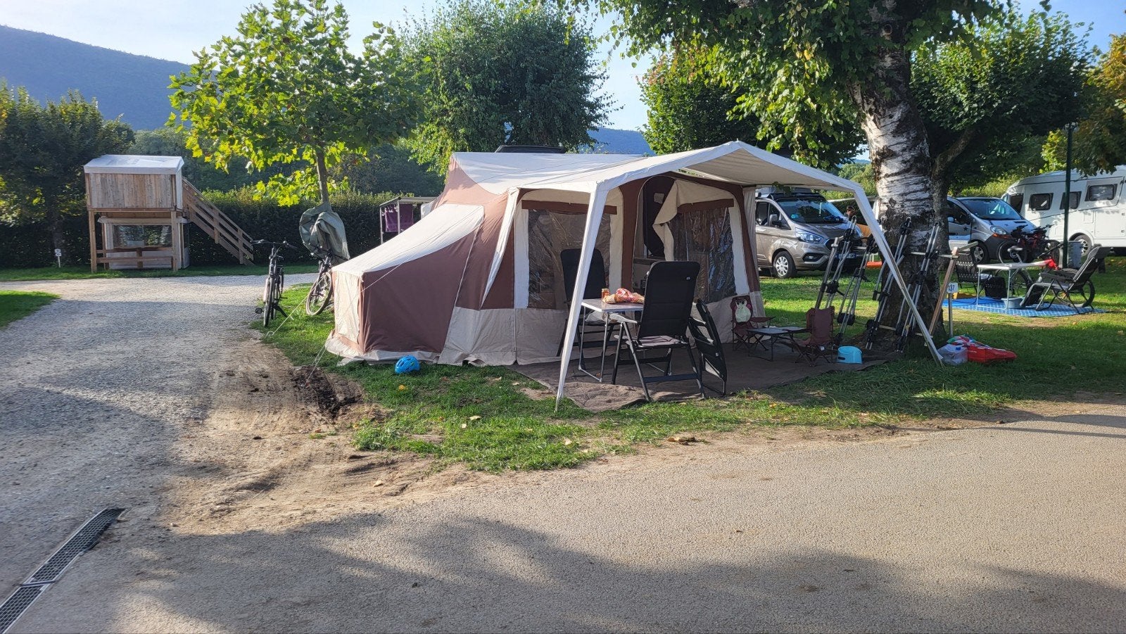 Trigano Odyssee safari, Caravans en Kamperen, Ophalen of Verzenden, Gebruikt