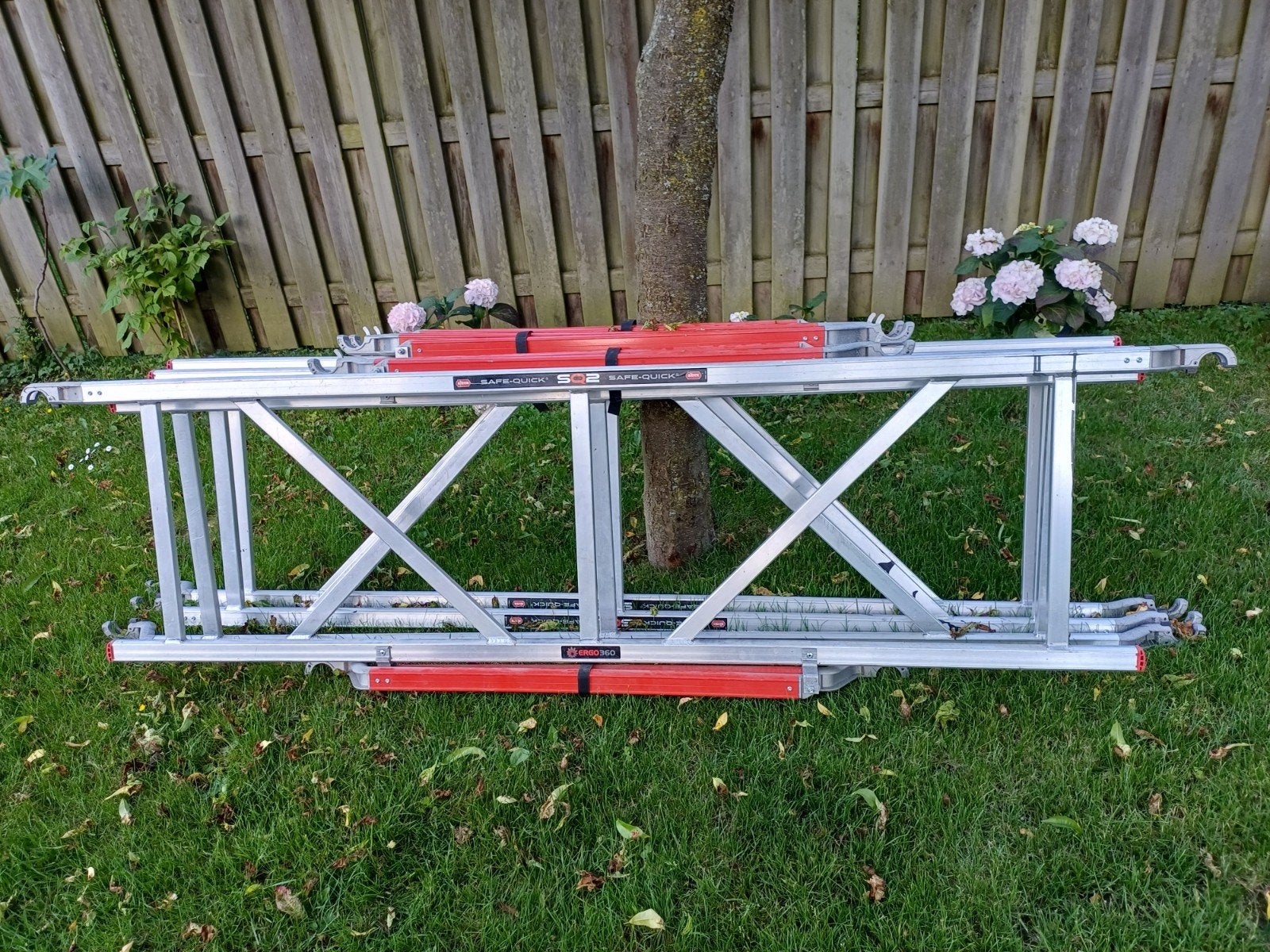Voorloopleuning (4 stuks) Altrex Safequick 2,50 m per st, Doe-het-zelf en Verbouw, Steigers, Ophalen, Gevelsteiger, Minder dan 2 meter
