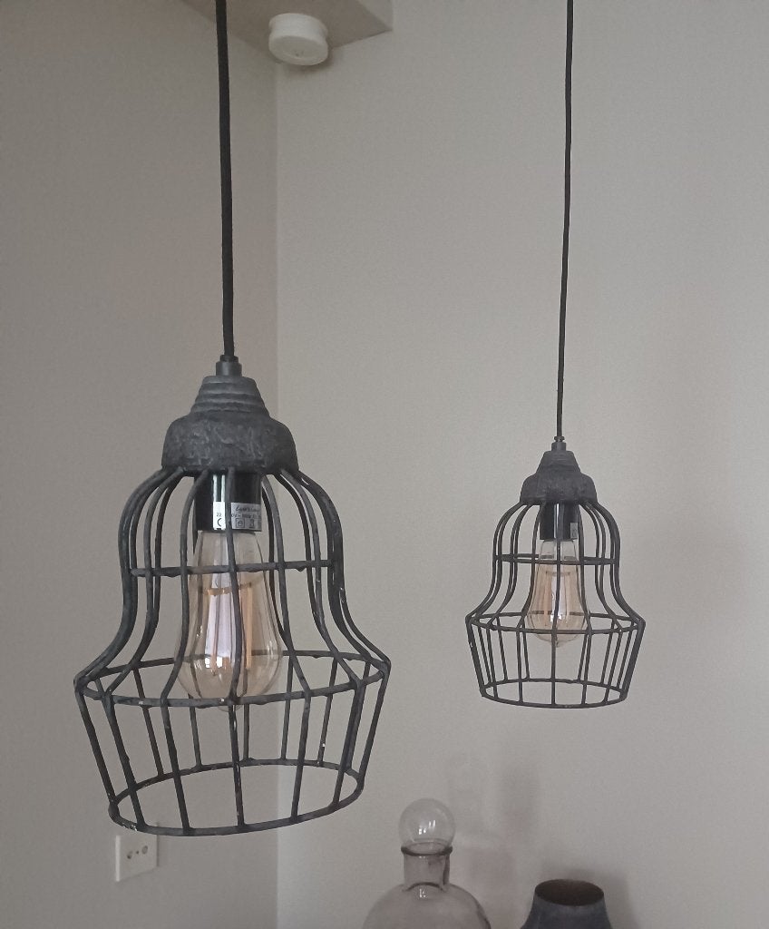 Lampen, Ophalen of Verzenden, Gebruikt, Overige materialen, Industrieel