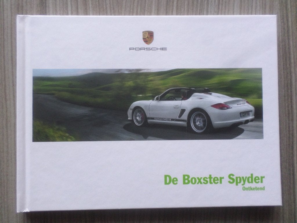Porsche Boxster Spyder 2010 Boek, Ophalen of Verzenden, Zo goed als nieuw, Porsche