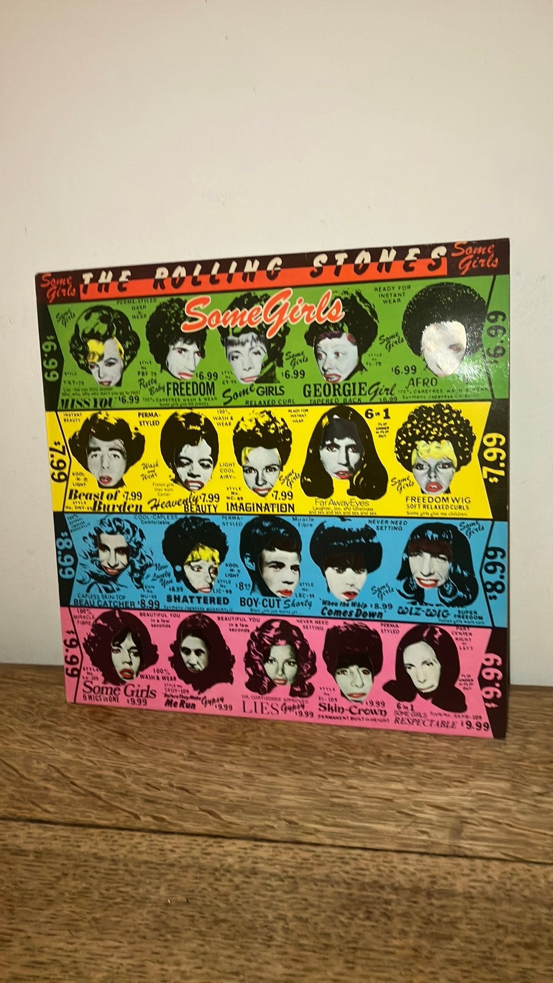 The rolling stones some girls lp, Cd's en Dvd's, Vinyl | Rock, Inclusief binnenhoes, Gebruikt, Ophalen of Verzenden, 12 inch