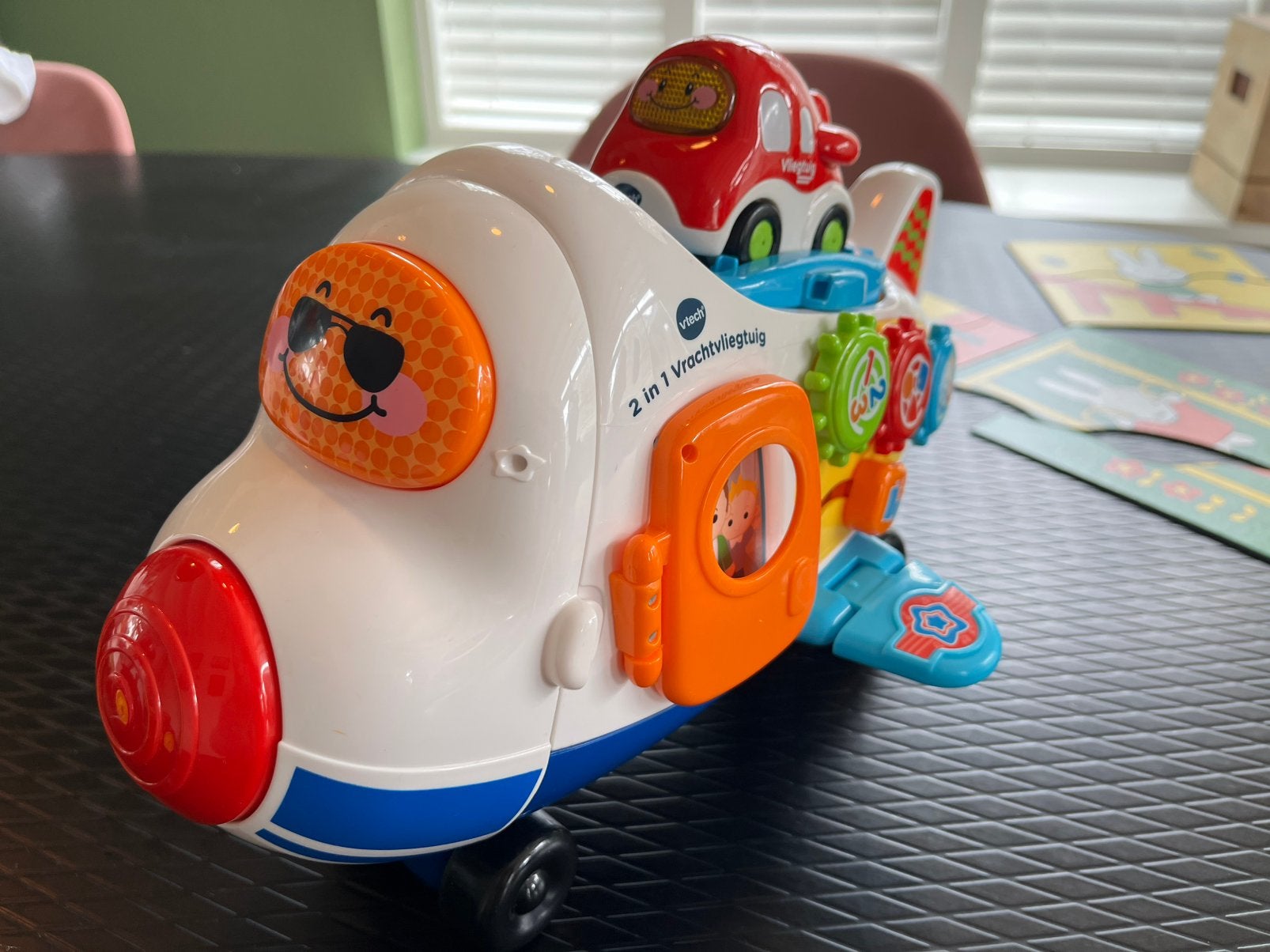 Vtech 2-in-1 vliegtuig, Ophalen of Verzenden, 6 maanden tot 2 jaar
