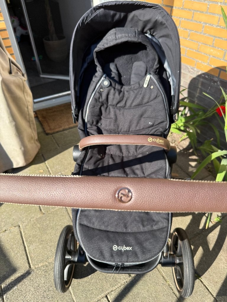 Complete Cybex Priam 4 + Cloud Z2 set – Rose Gold, Kinderen en Baby's, Kinderwagens en Combinaties, Zo goed als nieuw, Combiwagen