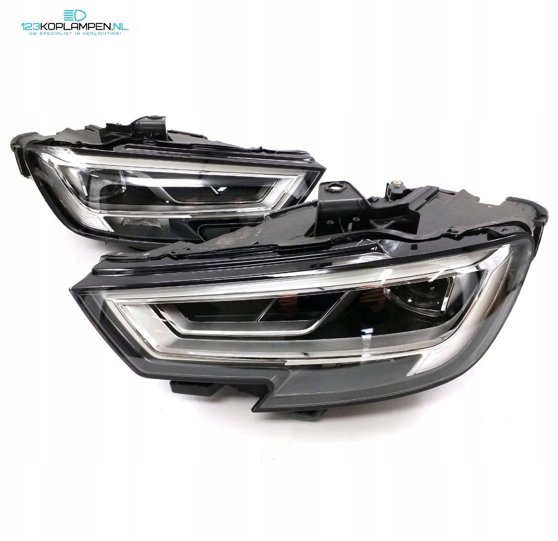 Audi A3 S3 RS3 8V Facelift Full LED Koplampen Set 8V0941033C, Gebruikt, -, Verzenden, -