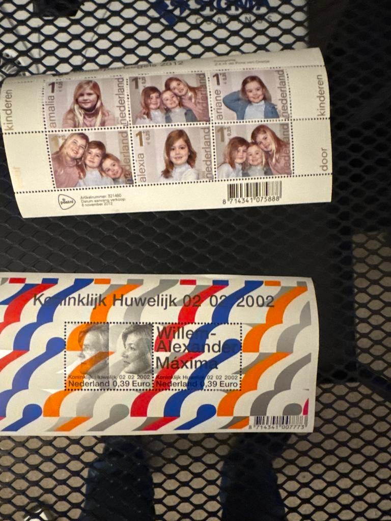 Postzegels Koninklijk Huis: Kinderpostzegels 2012 & Huwelijk, Ophalen of Verzenden, Na 1940, Postfris