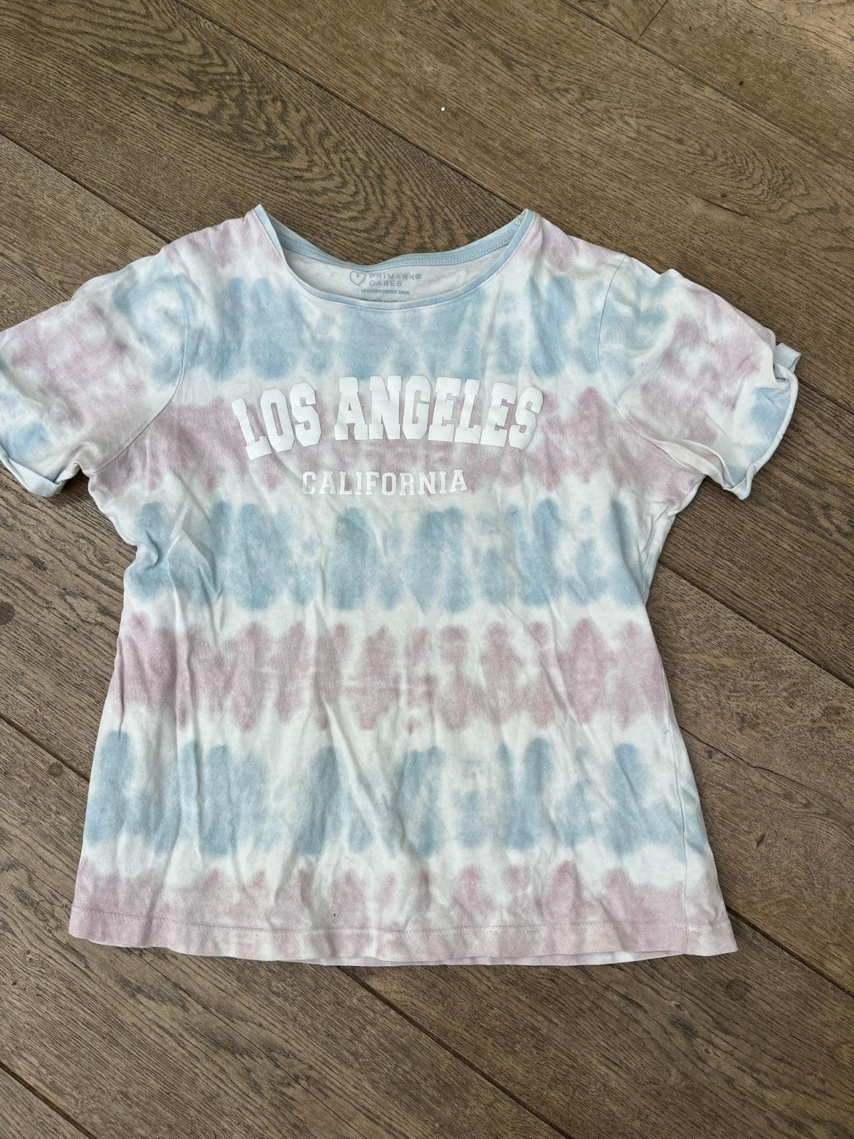 Shirt los angelos maat 166 14-15 jaar zgan tie dye, Ophalen of Verzenden, Zo goed als nieuw, Meisje, Shirt of Longsleeve