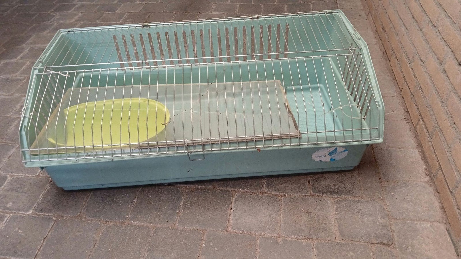 Cavia binnenkooi met schuilhuisje Ferplast, Dieren en Toebehoren, Kooi, Gebruikt, 75 tot 110 cm, Cavia
