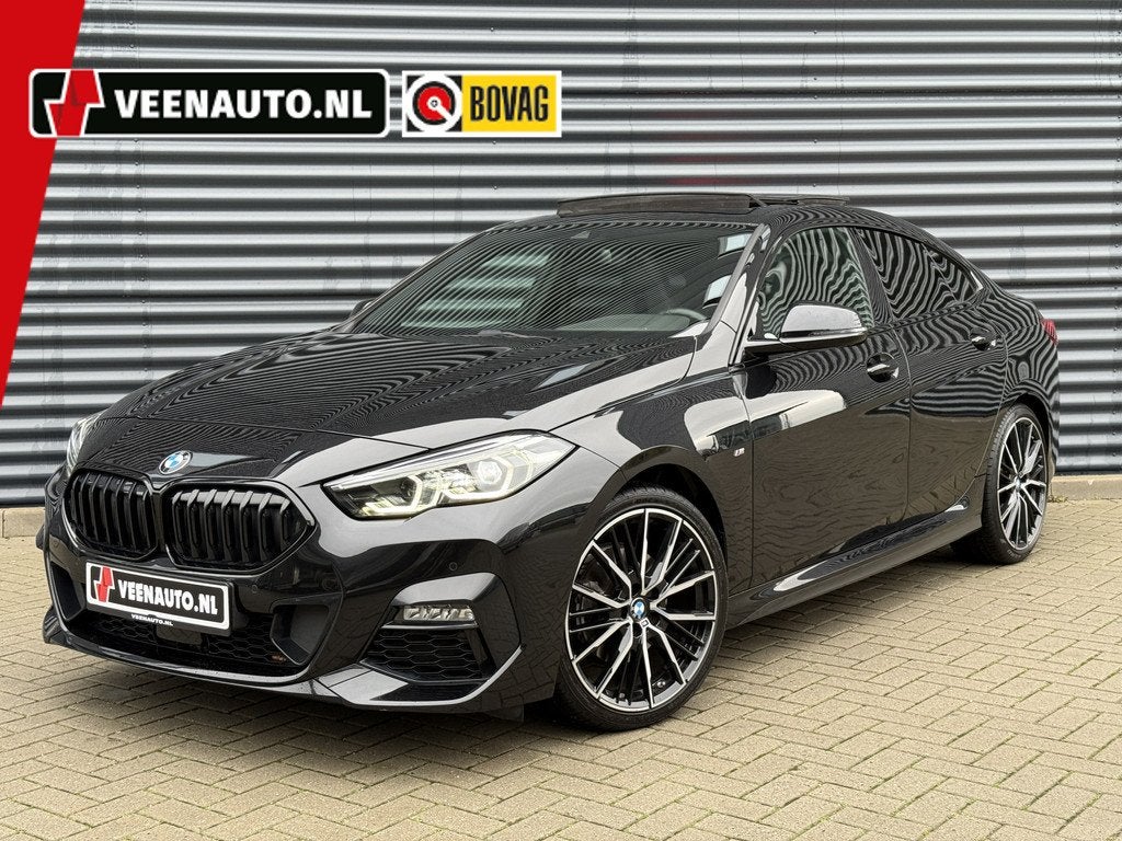 BMW 2 Serie Gran Coupé 218i M Sport Shadow Pano/H&K/Leder/A, Auto's, BMW, 136 pk, Gebruikt, Zwart, 1350 kg
