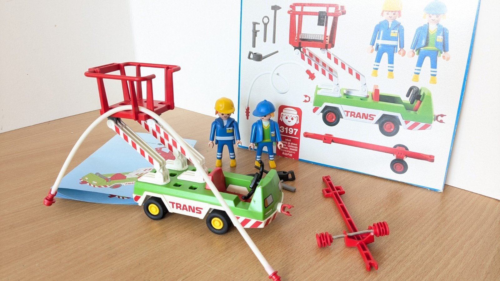 Playmobil Vliegtuig hoogwerker 3197, Ophalen of Verzenden, Gebruikt