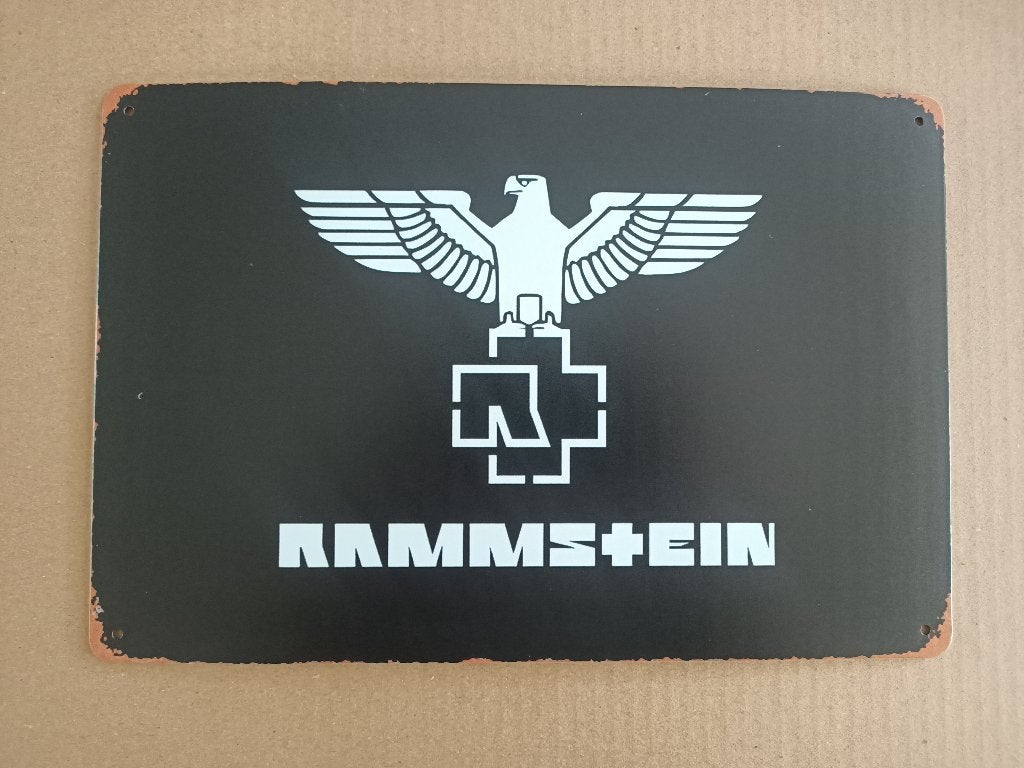 Metalen Plaat: Rammstein/ Rock / 30x20/ Nieuw !!, Verzamelen, Verzenden, Nieuw